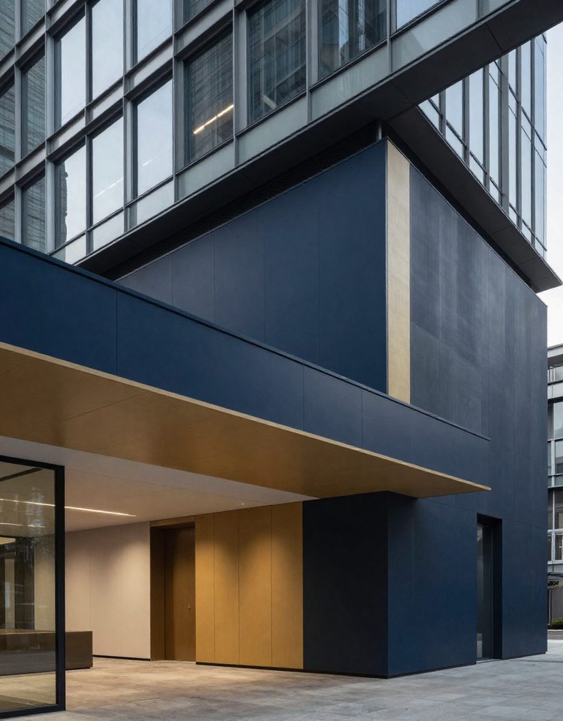 Fachada de edifício corporativo