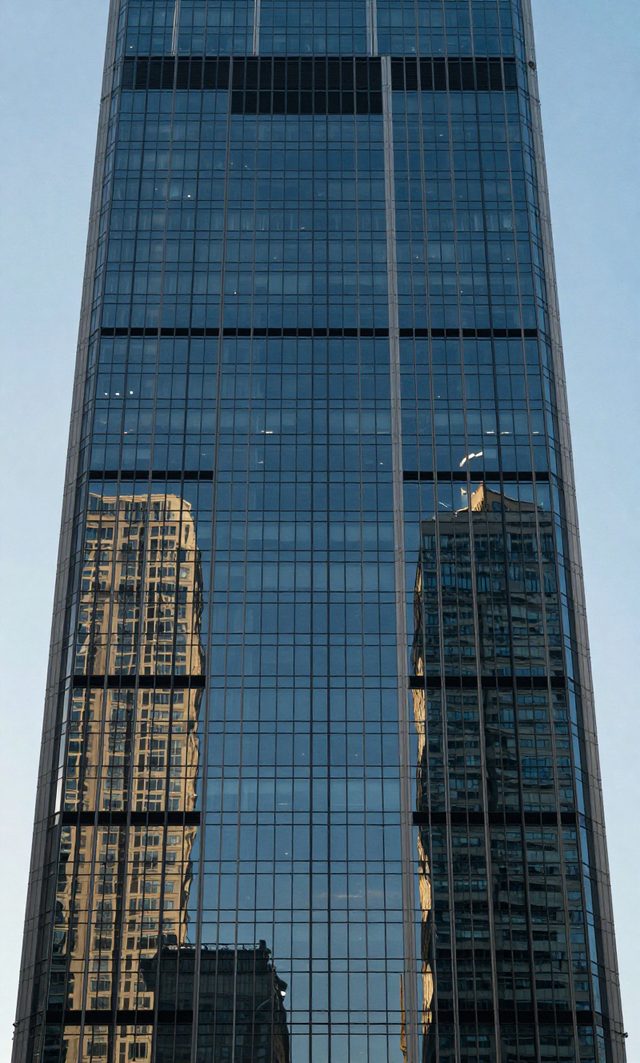 Edifício corporativo em vidro